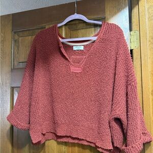 Zenana Outfitters Rust Sweater